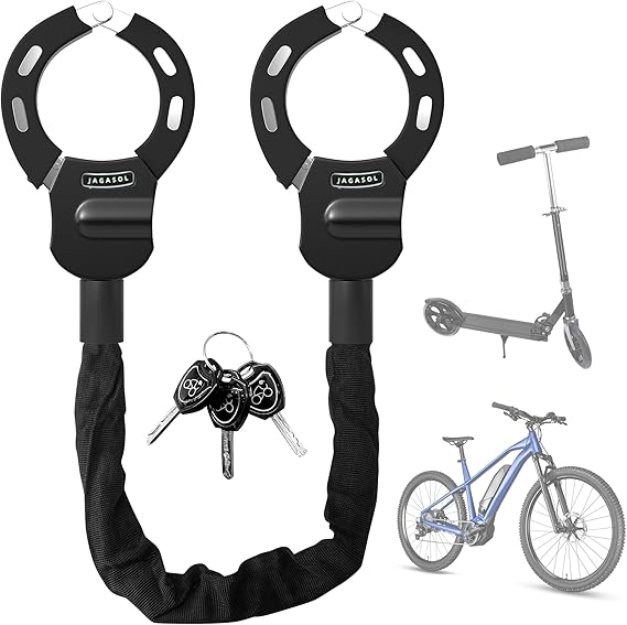 Electric Scooter Lock, Bike Locks High Security with 3 Keys, 36in Heavy Duty Bike Lock Chain for Segway, Ninebot, Razor, Xiaomi and Electric Scooter