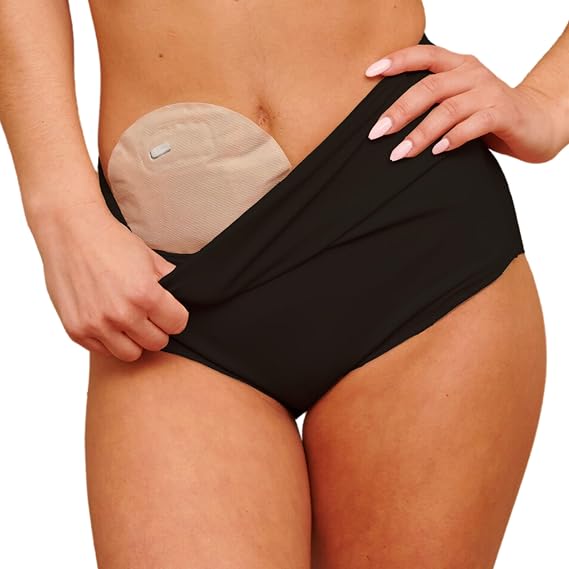 SIIL Ostomy Lingerie Ostomy Underwear for women Ostomy Clothing Ileostomy wrap Colostomy bag covers Made in Europe