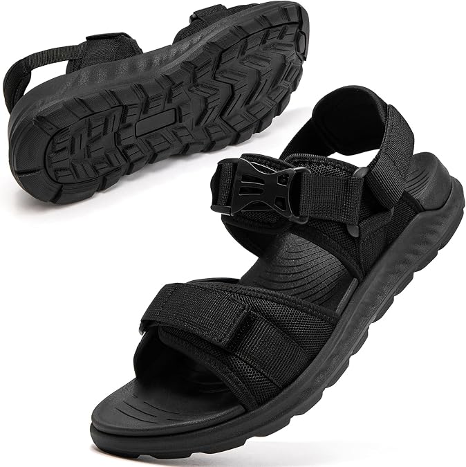 STRDEOUT Sports Sandals, Men's, Sneakers, Strap Sandals, Walking, Outdoors, Amphibious, Sports, Camping, Outdoors, Easy to Walk, Lightweight, Stylish, Popular