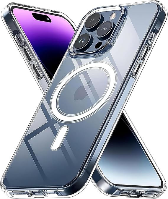iPhone 17 Pro Max için Magsafe ile Uyumlu Kılıf Darbeye Dayanıklı Şeffaf Kapak (iPhone 17 Pro Max)