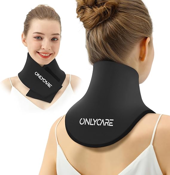 ONLYCARE Neck Ice Pack Wrap Gel - Upgraded Ice Packs for Neck Reusable