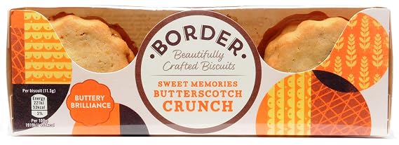 BORDER BISCUITS Sweet Memories Butterscotch Biscuits, 135 GR