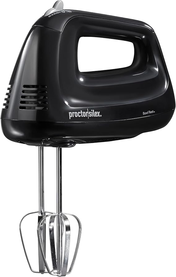 Proctor Silex Easy Mix 5-Speed Electric Hand Mixer with Bowl Rest