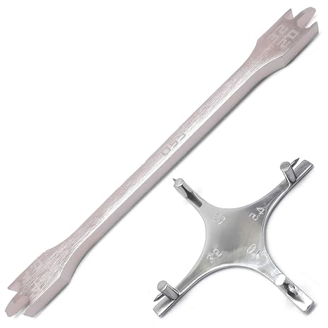 2 Pcs Dental Orthodontic Height Gauge Bracket 022 and Boone Gauge 3.5mm-4mm-4.5mm-5mm Instruments