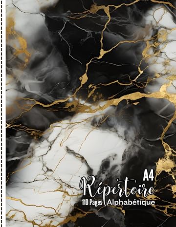 Repertoire Alphabetique A4: Grand Format 110 Pages en ordre alphabetique de A a Z (French Edition)