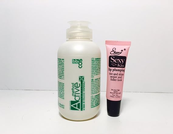 BBcos Method Active Shampoo Against Hairloss Made of Plant Stem Cells 150 ml/ 5.1oz *Free Starry Sexy Lip Plumping Lip Gloss 10ml*