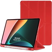 Microsonic Xiaomi Pad 6 Case Origami Pencil Red [Case Compatible with Pad 6 - Red]
