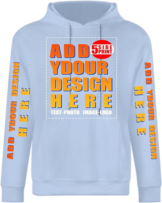 Custom Hoodie for Men Women Design Your Own Sweatshirts Personalized Customize Photo Text Logo Unisex