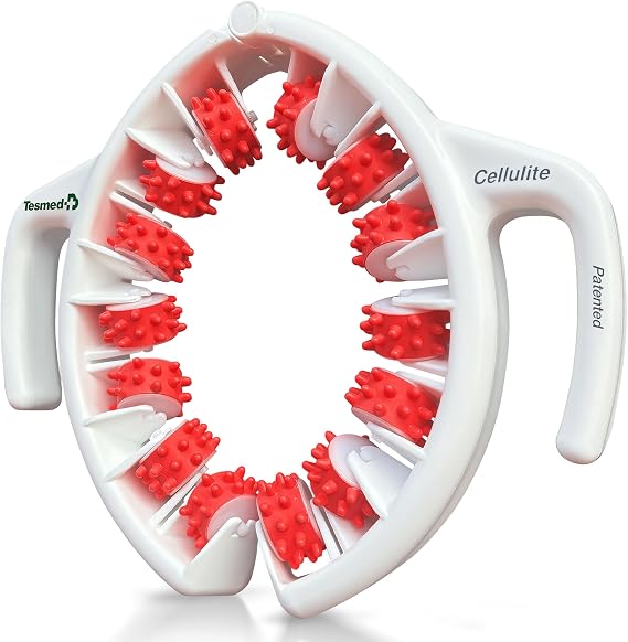 TESMED Cellulite Manual Massager Roller for Thighs and Buttocks