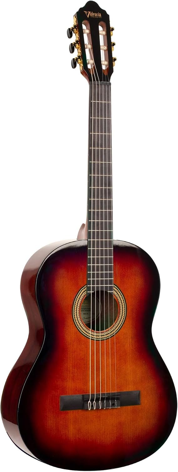 Valencia 6 String Guitar, Right, Classic Sunburst (VC264HCSB)