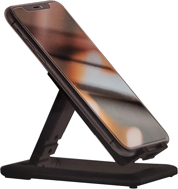 Aduro Tech Theory - Slim Foldable Stand for Smartphone, Anti-Slip, Black