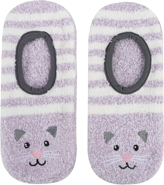 Snoozies Womens Animal Socks Non-Skid Fun, Fuzzy