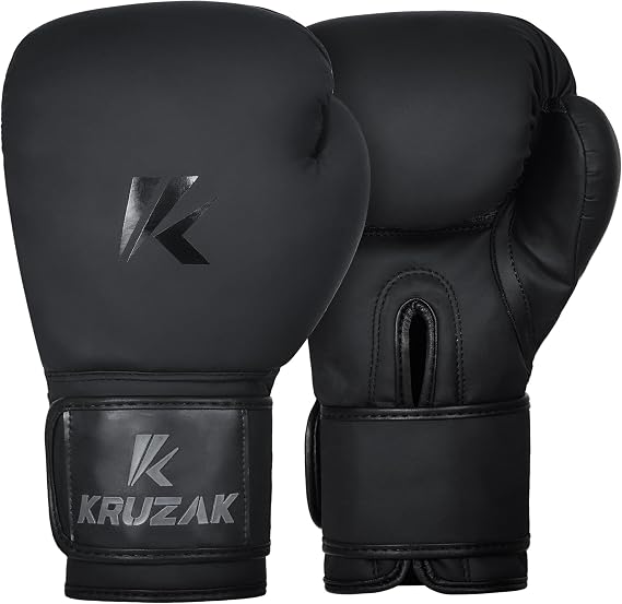 Kruzakボクシンググローブ 男女兼用 キックボクシング、ムエタイ、スパーリング、mmaに最適 ヘビーパンチングボクシングバッググローブ 10オンス 12オンス 14オンス 16オンス