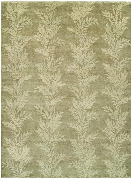Overstock Verona Wheat Hand-Knotted Area Rug (2' x 3') - 2' x 3'