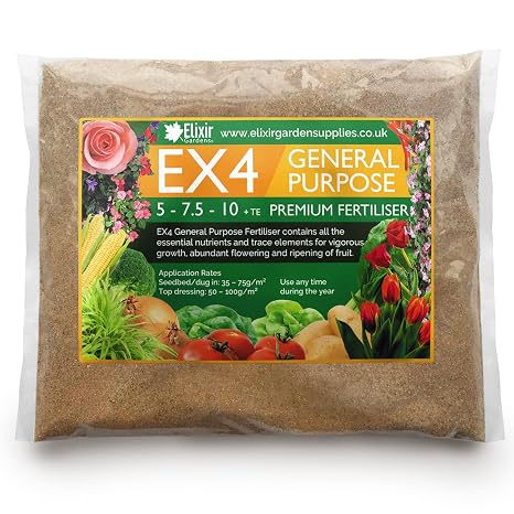 Elixir Gardens EX4 Premium General-Purpose Fertiliser 10kg Bag