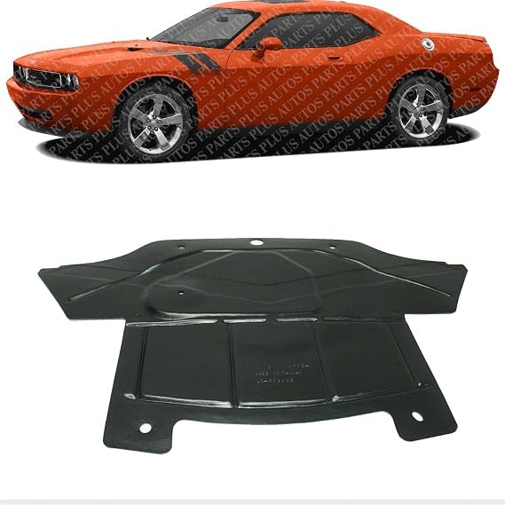 AUTOS PARTS PLUS Front Engine Splash Shield Under Cover Direct Replacement Compatible with 2005-2010 Chrysler 300/2008-2014 Dodge Challenger CH1228103 4806074AI