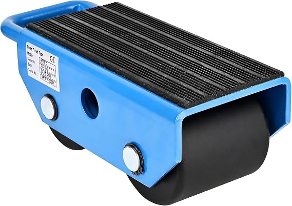 Fixed Machinery Skates for Machine Moving 5500 lbs, 2 Nylon Rollers