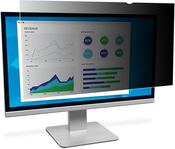 3M Privacy Filter for 34" Dell U3415W Monitor (PF340W2E), Black