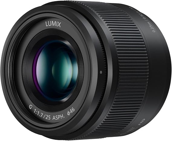 Panasonic H-H025E Lumıx G Sabit Yanma Genişliği 25 Mm F1.7 Asph. Objektif (Görüntü Açısı 47°, Filtre Boyutu 46 Mm, Yakın Ayar Sınırı 0,25 M) Siyah