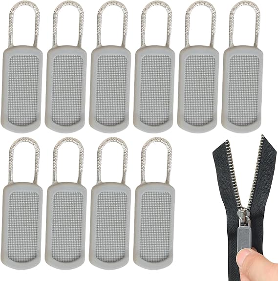 Zipper Repair Kit - Luggage Zipper Pull Replacement,Zip Slider Luggage Pull Replacement, Zip Fix Repair Kit for Suitcase, Boots, Jacket, Backpacks
