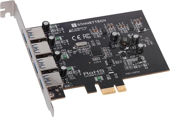 Allegro Type A USB 3.2 | 3.0 PCIe 4-Port PCIe Card (Mac and Windows Compatible)