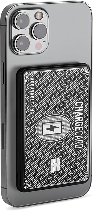 AquaVault ChargeCard - Wallet-Thin MagSafe Charge Card Phone Charger