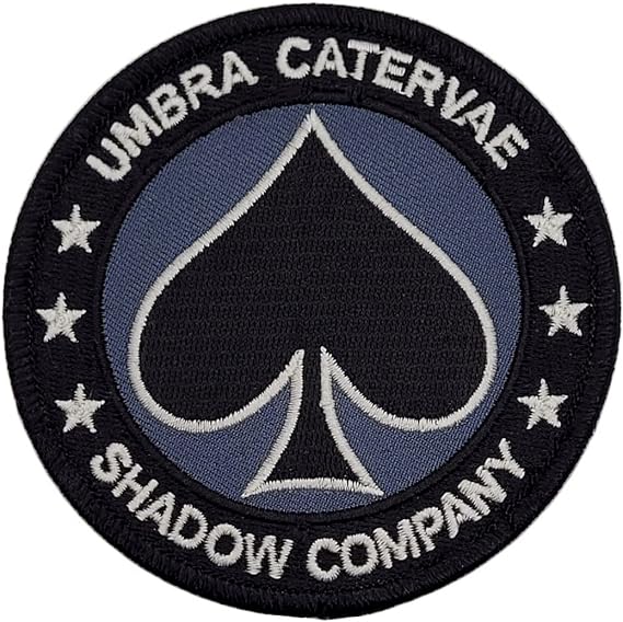 Duty Call Spade Shadow Patch (3.5 X 3.5 - Hook Backing -P12)