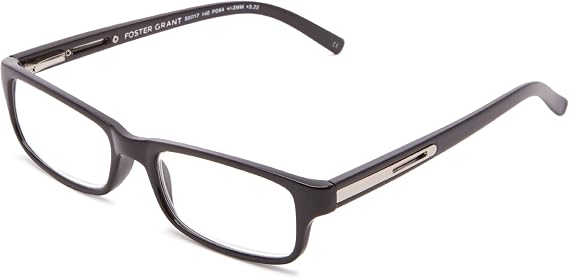 Foster Grant Men's Brandon Rectangle Reading Glasses