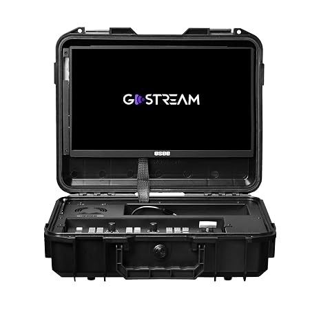Osee GoStream Deck Kit, 4xHDMI Switcher with 14 inch Monitor & Carry Case