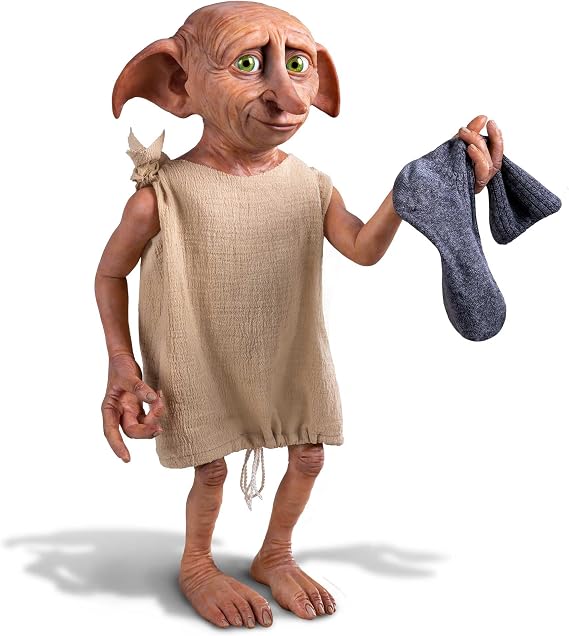 The Ashton-Drake Galleries Warner Brother's Harry Potter Dobby The House Elf Collectible Figure, 18 inches, Poseable, Hand-Painted Hard Vinyl with Glossy Inset Eyes