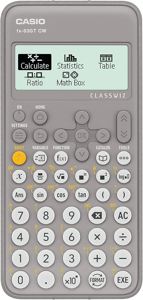 Casio fx-83GTCW Grey Scientific Calculator