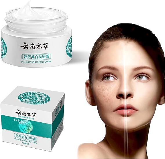Dr. Hancy White Spot Cream, Japanese Melasma Cream, Yunnan Herbal Whitening And Freckle-Removing Cream, Dark Spot Corrector, Face Moisturizing Skin Care, Spot Off Freckle Whitening Cream 1Pcs