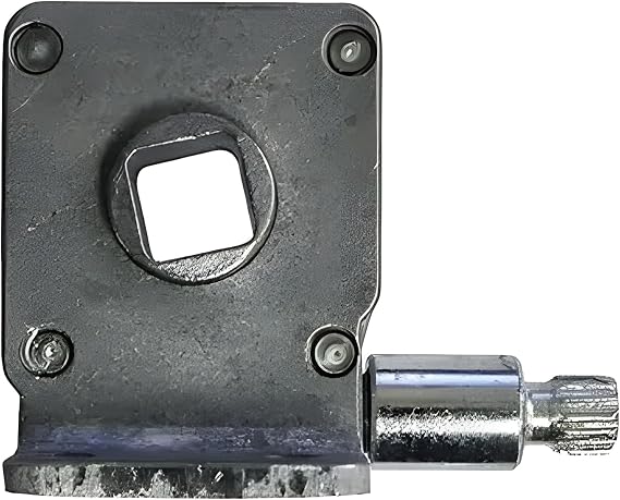 BRIXWELL Center Mount Square Operator, Zinc Construction, Unfinished, 5/16" Square Shaft Hole, 1 x 11/16" Mounting Holes, 0.25lbs Weight, Fits RV Torque Windows, Fleetwood and Mobile Home Windows