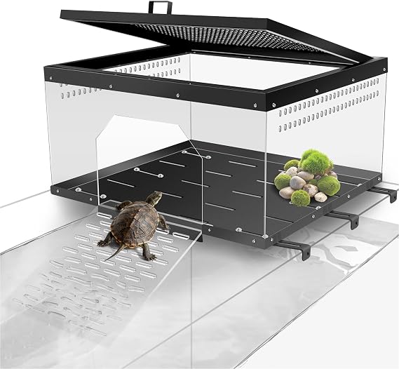 Upgraded Large Turtle Basking Platform for Aquatic Turtles, 18-22 Inchs