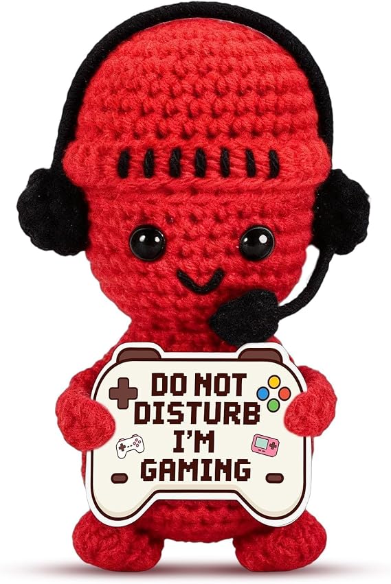 Gamer Gifts for Men Positive Crochet Gamer Gifts for Boy Boyfriend Birthday