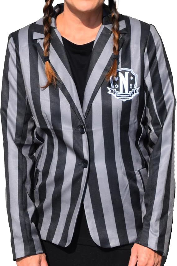 Wednesday Nevermore Girls Cosplay Blazer