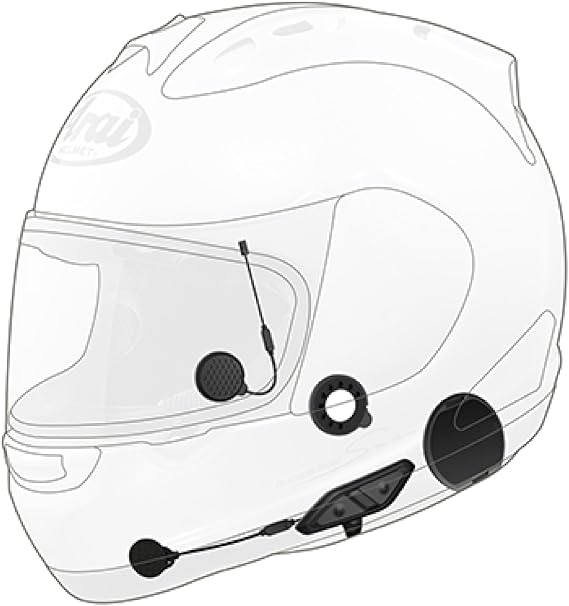 Sena 10U Motorcycle Bluetooth Communication System with Remote Control for Arai Full-face Helmets