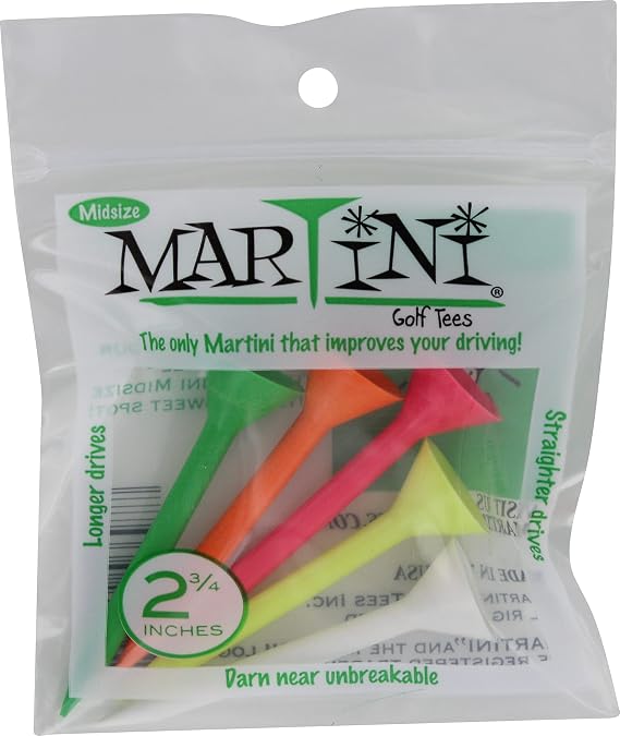 MARTINI Midsize 2 3/4" Golf Tees - Virtually Unbreakable
