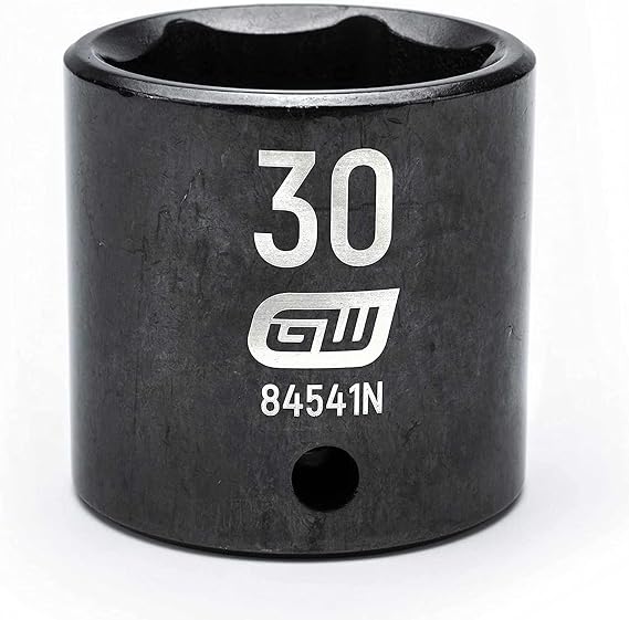 GEARWRENCH 1/2" Drive 6 Point Standard Impact Metric Socket 30mm - 84541N