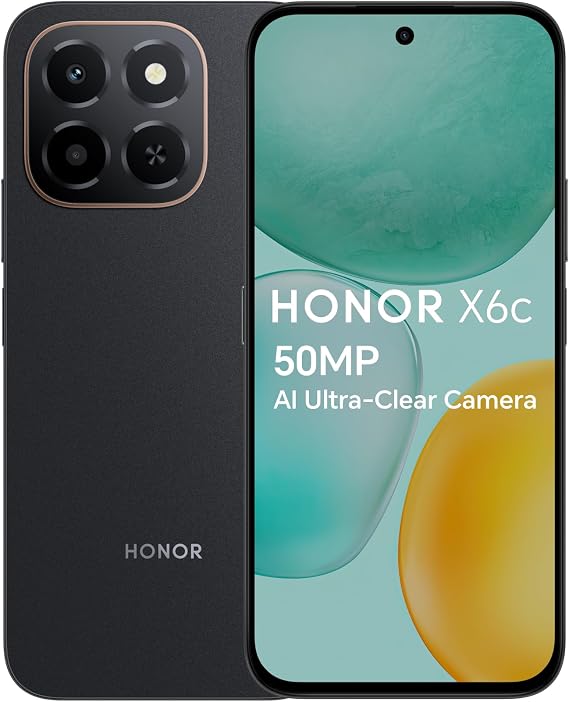 HONOR X6c MediaTek Helio G81 Ultra 6.61" 6GB RAM 128GB Storage Smartphone
