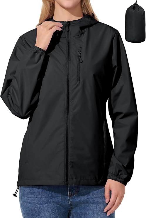 UIQUR Womens Cycling Jacket Waterproof Rain Jacket