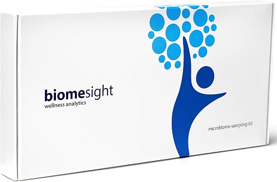 Gut Microbiome Test Kit US Lab, 1-2 Week Results Personalized Food & Supplement Recommendations 43 Gut Health Scores, Up to 3,000 Microbes At-Home Gut Health Test