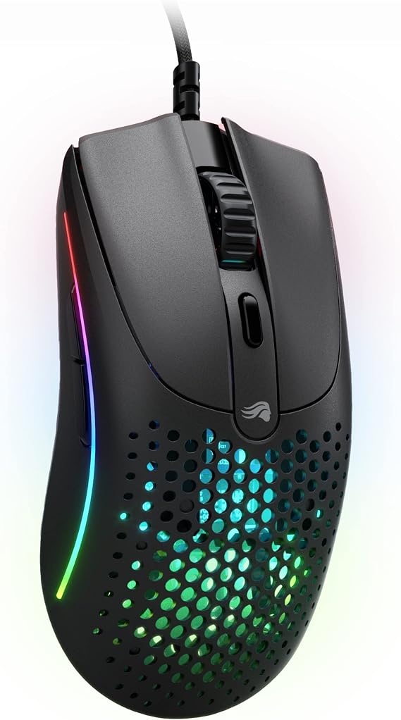 Glorious Oyun Modeli O 2 Kablolu Oyun Faresi - 59g Ultralight, FPS, 26.000 DPI, Motion Sync, 80M Tıklama Nominal Anahtarlar, 6 Programlanabilir Düğme, İki Elini de Kullanabilen, RGB, PTFE Ayaklar -