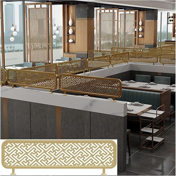 Glass Partitions for Restaurant Dividers - Privacy Screens for Dining Areas in Offices, Hotels or Restaurants - Elegant Separation Solutions