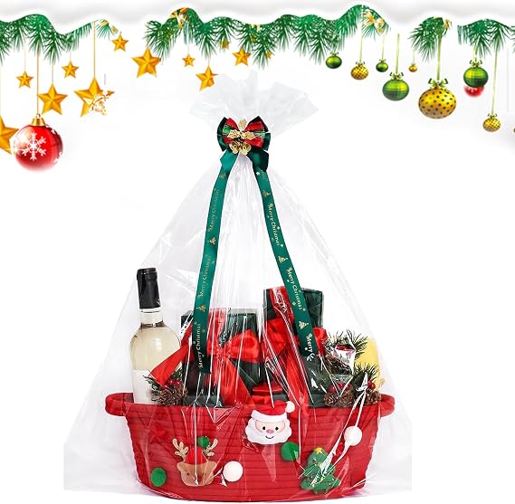 Christmas Baskets for Present Decorative Christmas Hamper