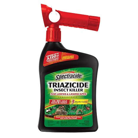 Spectracide Triazicide Insect Killer For Lawns & Landscapes Concentrate, Ready-to-Spray, 32-Ounce