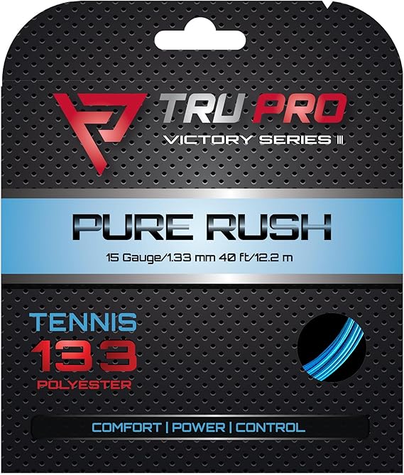Pure Rush - Tennis String (Poly): Power, Control, Spin - Develped for The Competitve Tennis Player