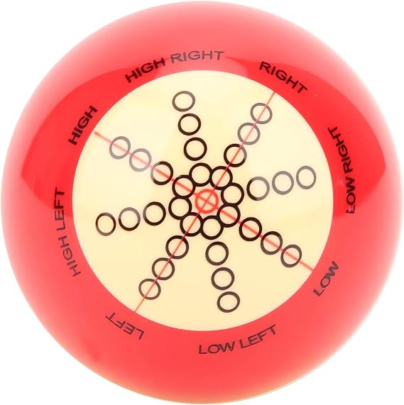 Billiards Cue Ball, Standard Table Training Pool Ball - 57.2mm/2.3in Diameter