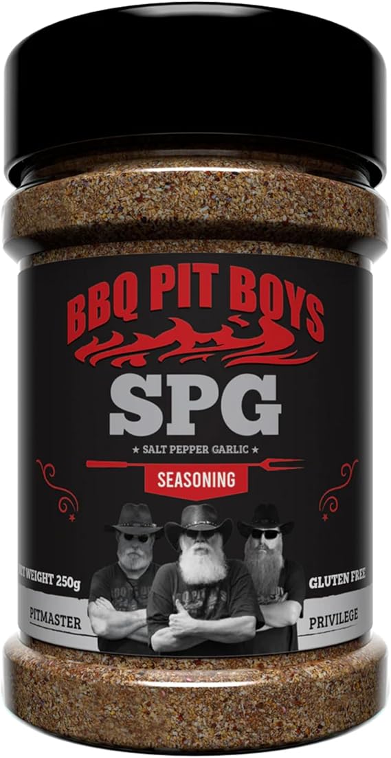 Angus & Oink | BBQ Pit Boys SPG | Salt Pepper Garlic Seasoning | 220g