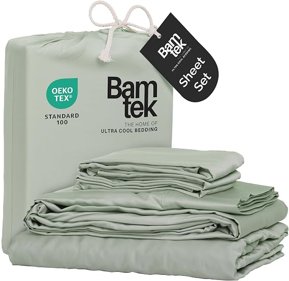 100% Viscose Bamboo Bed Sheets Full Sizes 4PC Set